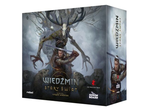 Wiedźmin stary świat edycja deluxe + dodatki, kości, monety.