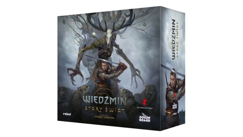 Wiedźmin stary świat edycja deluxe + dodatki, kości, monety.