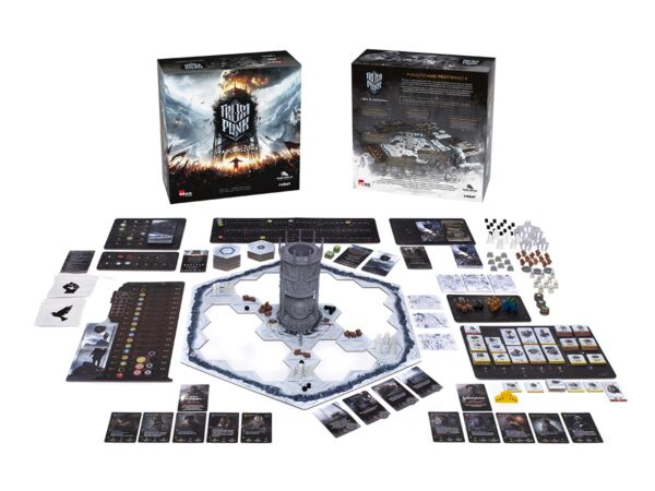Gran planszowa Frostpunk + dodatki