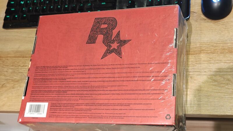 Red Dead Redemption 2 edycja kolekcjonerska. Folia