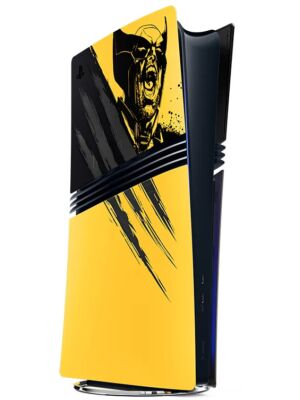 Obudowa do PlayStation 5 Pro edycja limitowana Marvel’s Wolverine Battle Yellow