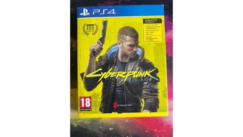 Cyberpunk 2077 PS4 z autografami twórców