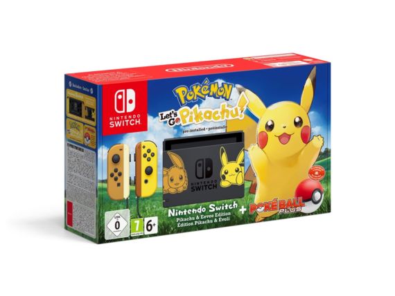 Nintendo Switch Pikachu Eevee Edition Zestaw Z Pokémon Lets Go