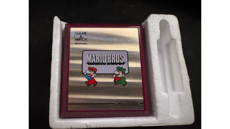 Nintendo Game & Watch Mario Bros MW-56 Multi Screen w pudełku