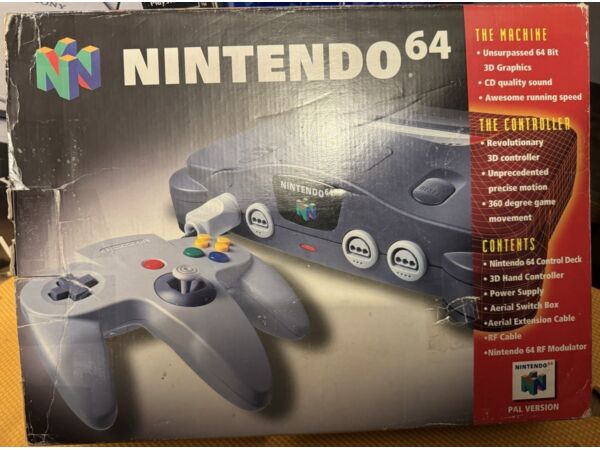Konsola Nintendo 64 N64 PAL komplet w pudełku