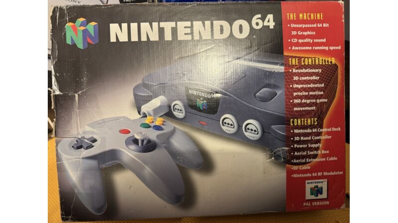 Konsola Nintendo 64 N64 PAL komplet w pudełku