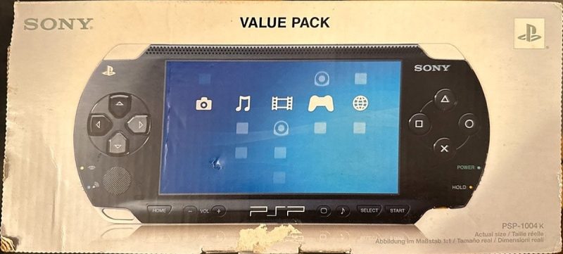 Sony PSP Value Pack PSP-1004 FAT komplet w pudełku etui słuchawki