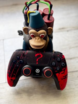Aimcontrollers PRO PS5 – jak nowy, bardzo mało używany – Riddler Red – Hall Effe