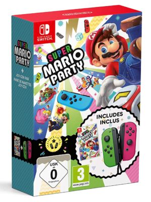 Super Mario Party + Joy-Con Pair Green/Pink