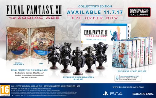 Preorder edycji kolekcjonerskiej Final Fantasy XII The Zodiac Age