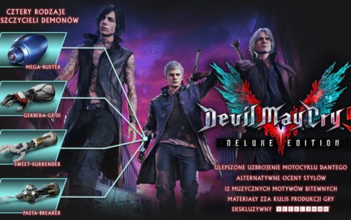 Devil May Cry 5 pojawi się w specjalnym wydaniu Deluxe Edition zawierającym Steelbook