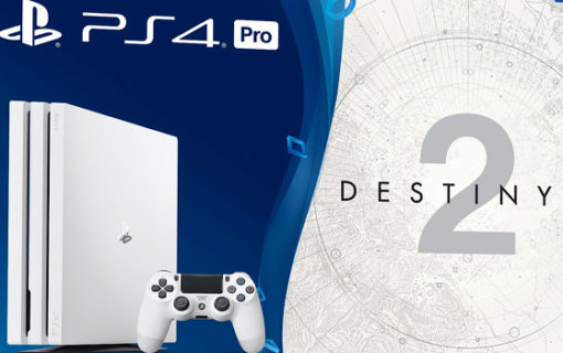 Białe Playstation 4 Pro w zestawie z Destiny 2