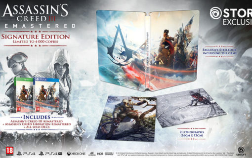 Steelbook w Assassin’s Creed III Remastered Signature Edition