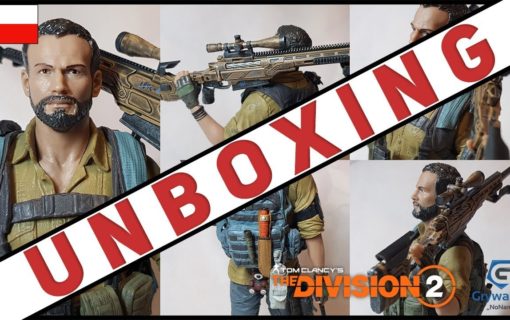 Figurka przedstawiająca Briana Johnsona z The Division 2 na unboxingu